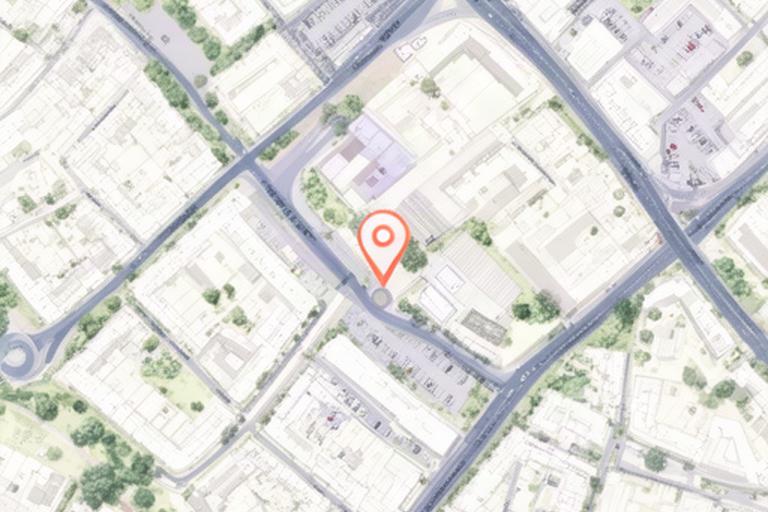 Kartenansicht der Umgebung am Hohenkamp in 46284 Dorsten mit Straßen und markiertem Bürostandort